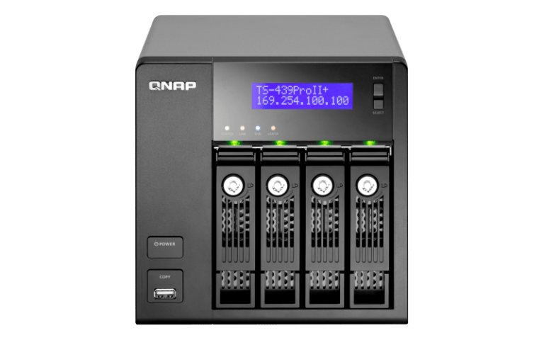 ネットワークスイッチ QNAP(キューナップ)2つの10GbE-Tポート、4つの